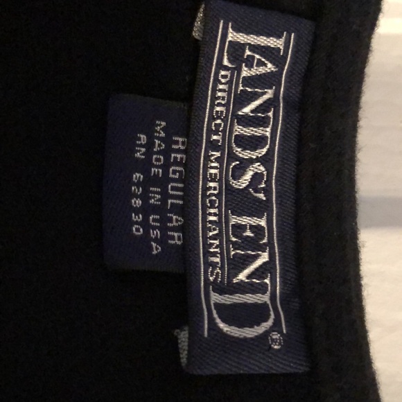 Lands End heavy, long black dress - Picture 4 of 11